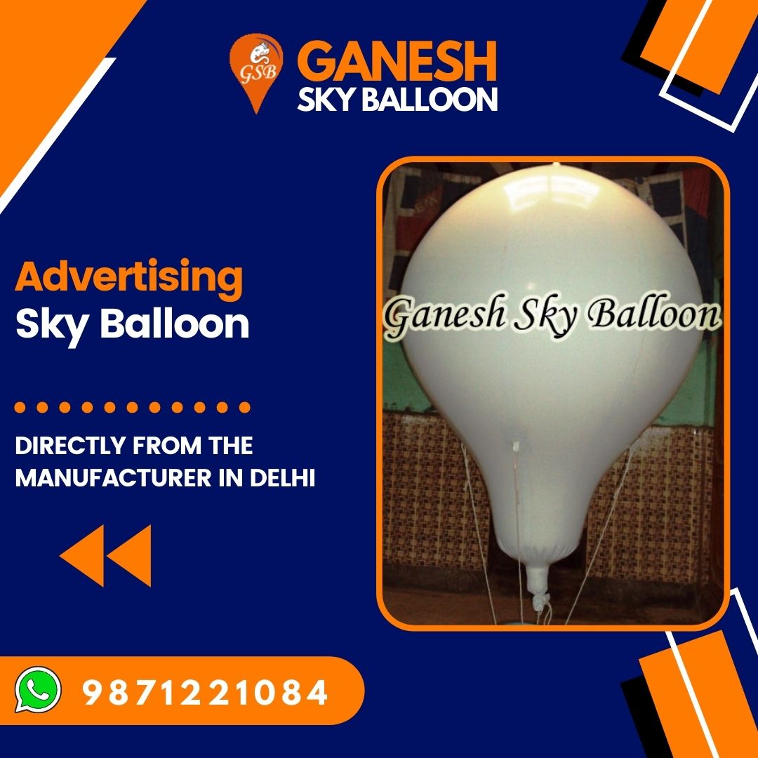 Advertising sky balloon